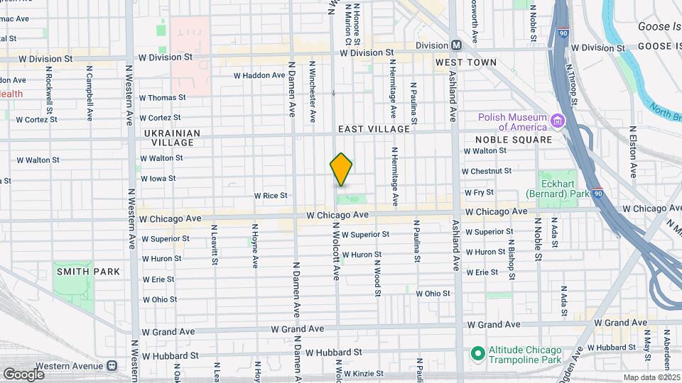 835-837 N Wolcott Ave Map and Location Details