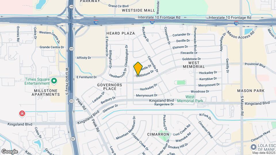 22823 Goldstone Dr Map and Location Details