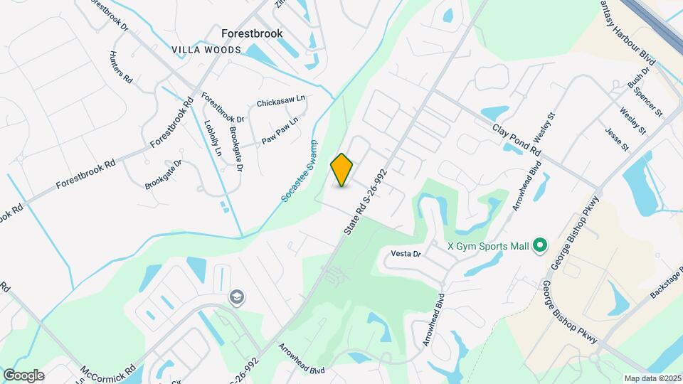 705 Burcale Pl Map and Location Details