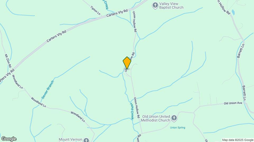 225 Union Hollow Rd Map and Location Details