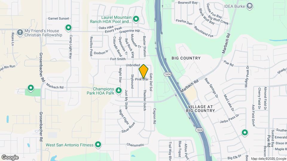 2603 Thunder Gulch Map and Location Details