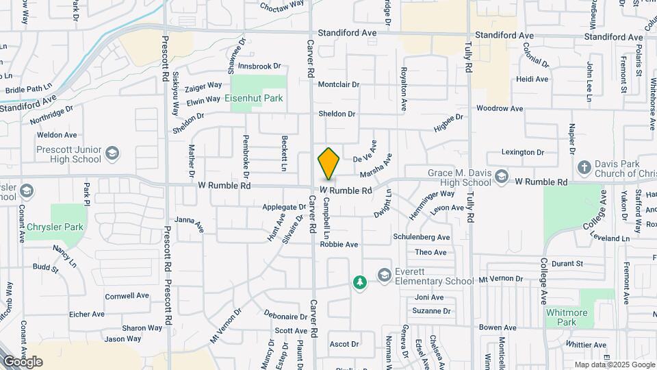 1625 W Rumble Rd Mapa y Detalles de la Ubicación