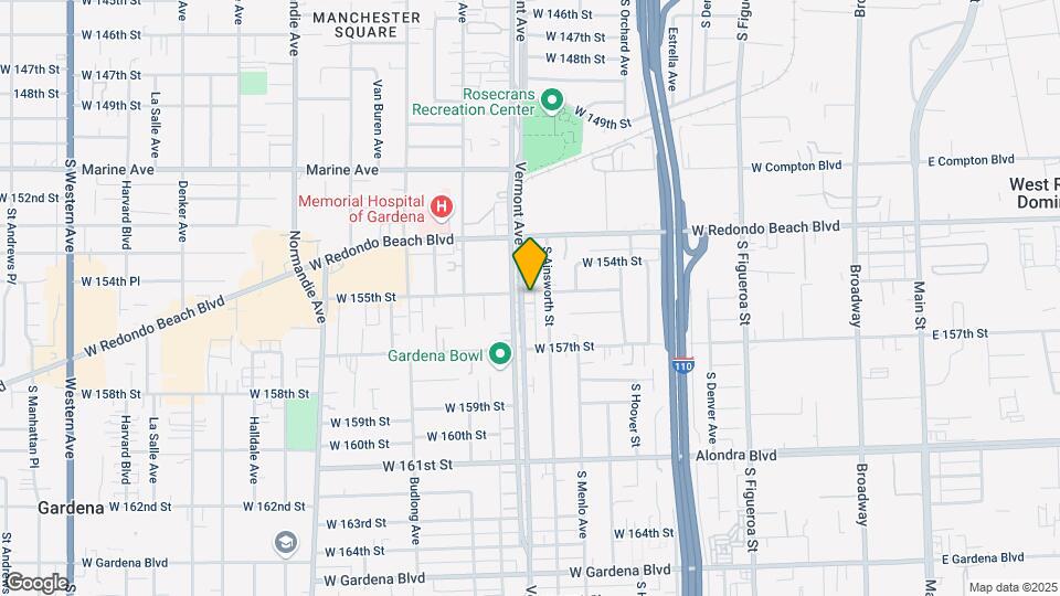 15506 Vermont Ave Map and Location Details