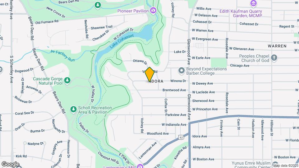 933 Winona Dr Map and Location Details