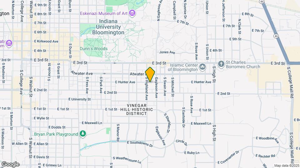 1302 E Hunter Ave Map and Location Details