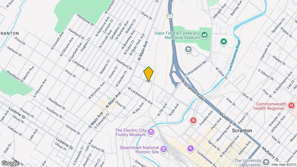 907 W Linden St Map and Location Details