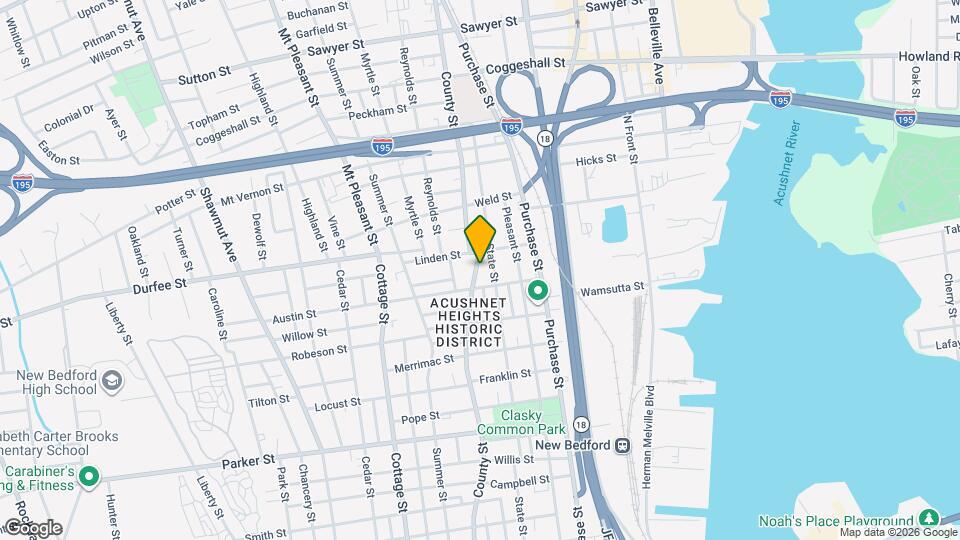 830 County St, Unit Unit 3 Map and Location Details