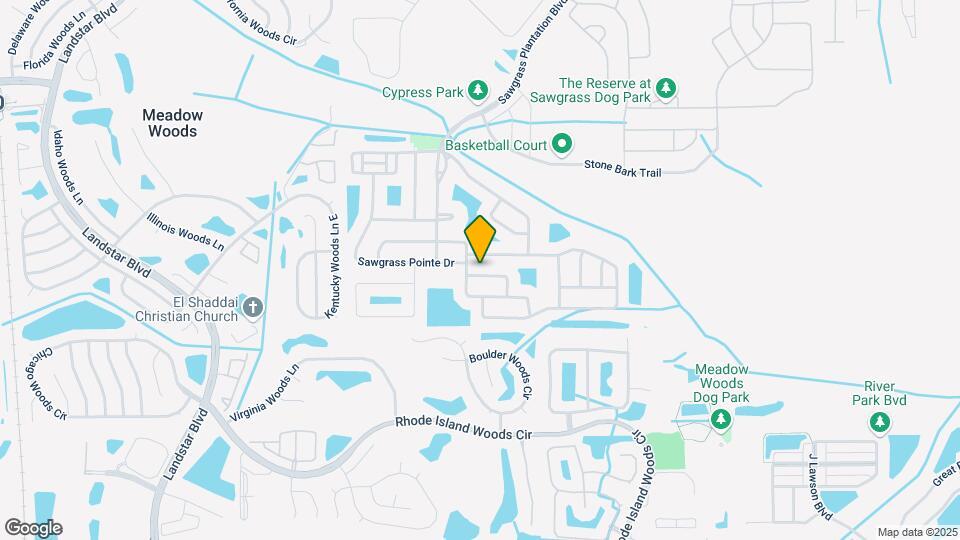 1703 Boggy Oak Ln Map and Location Details