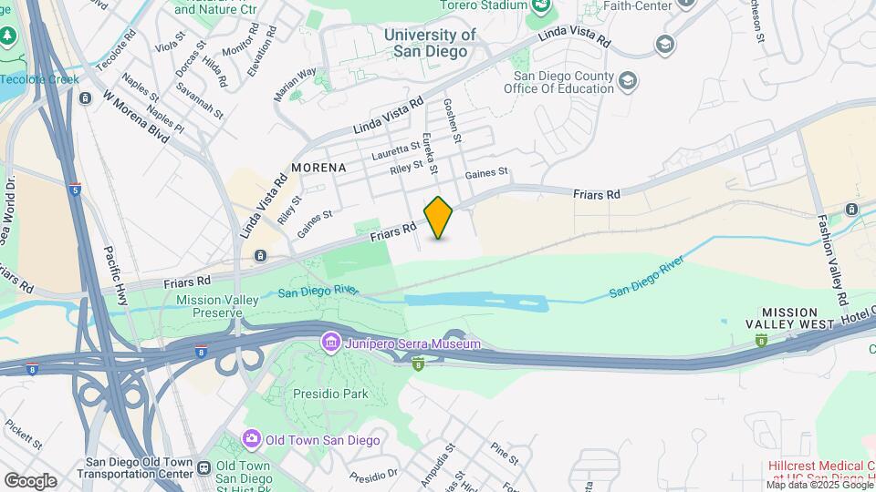 5765 Friars Rd, Unit 5765-187 Friars Rd Mapa y Detalles de la Ubicación