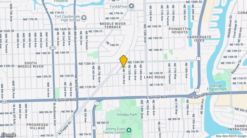 1225 NE 11th Ave Mapa y Detalles de la Ubicación