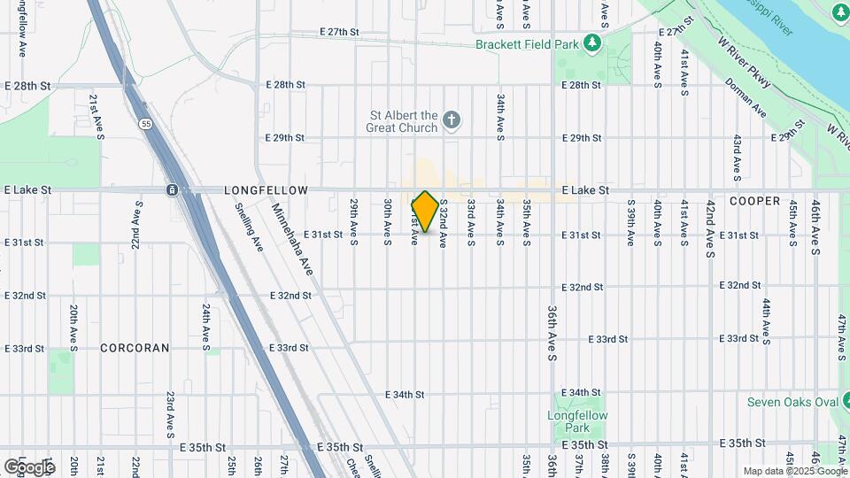 3101-3111 E 31st St Map and Location Details