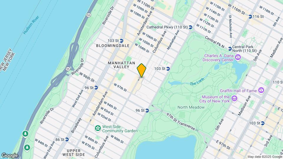 805 Columbus Avenue Map and Location Details