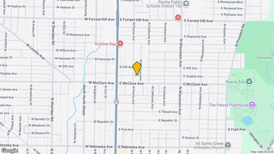 306 E Virginia Ave Mapa y Detalles de la Ubicación