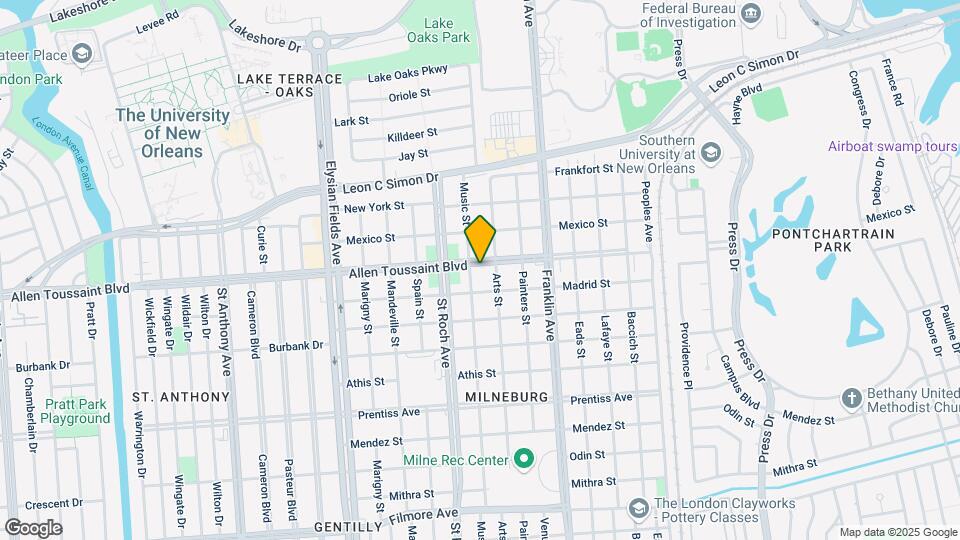 2454 Allen Toussaint Blvd Map and Location Details