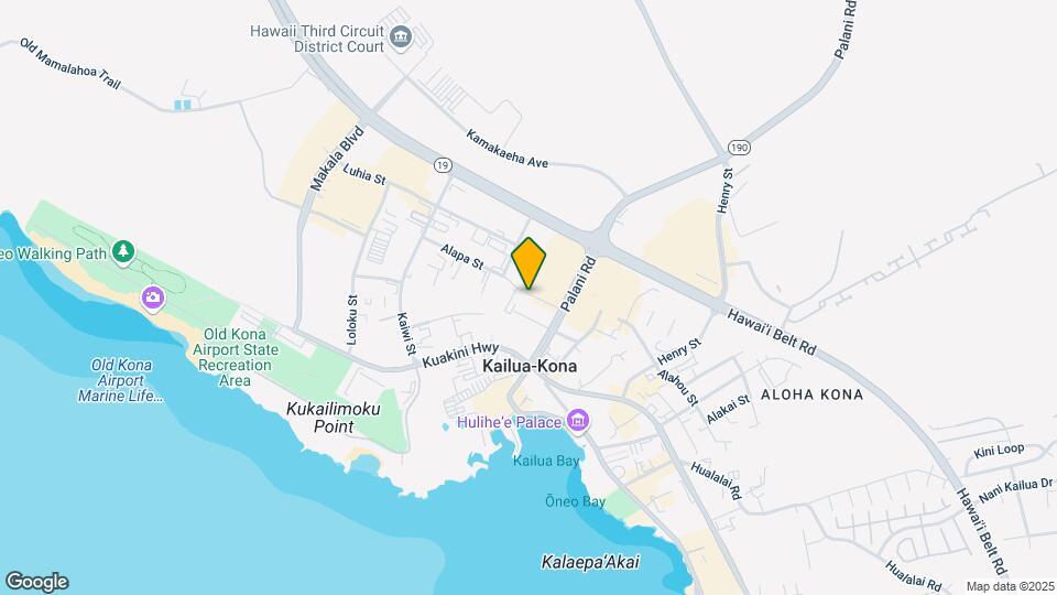 74-5618-5618 Palani Rd Mapa y Detalles de la Ubicación