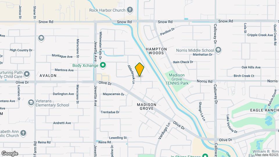 6605 Chinook Falls Dr Map and Location Details