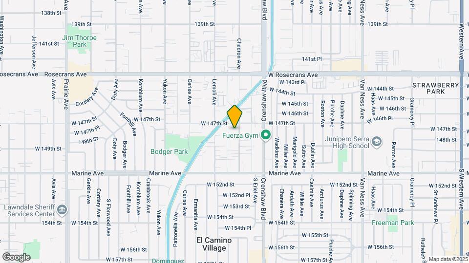14715 Chadron Ave Map and Location Details