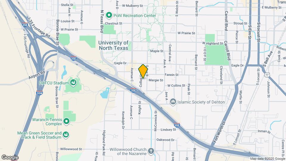 1017 Collier St Map and Location Details