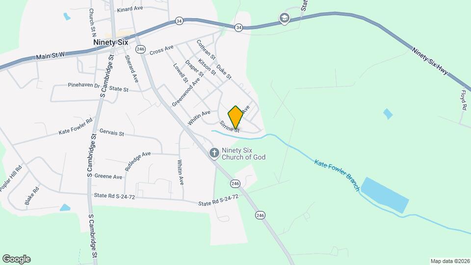 312 Sirrine St Map and Location Details