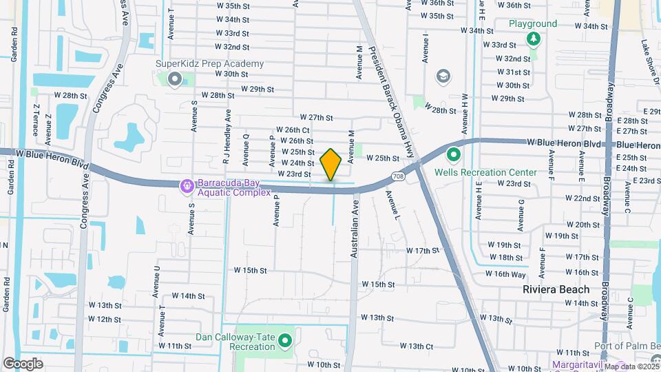 1130 W Blue Heron Blvd Map and Location Details