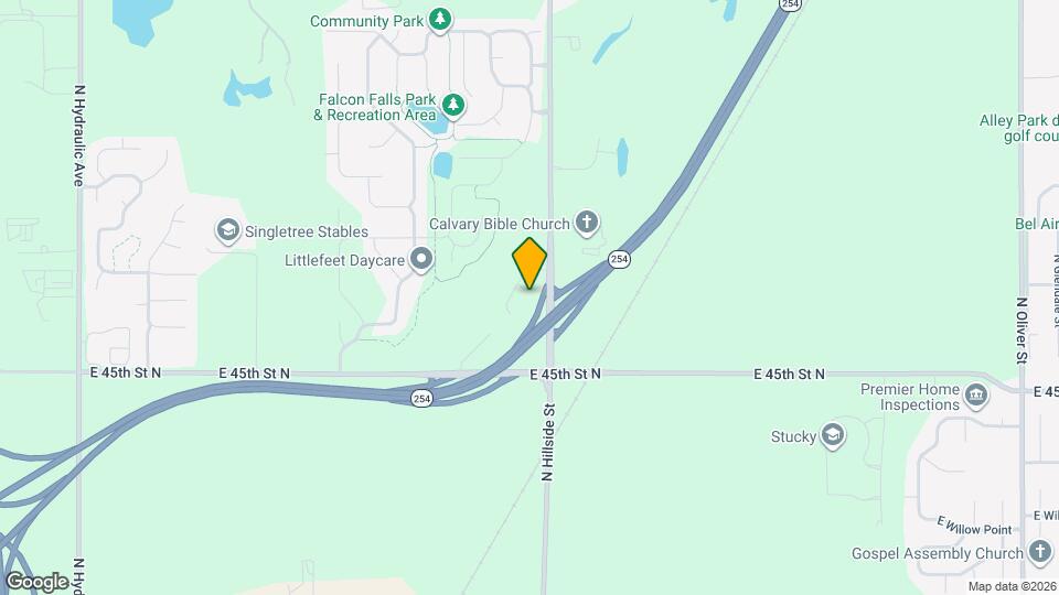 4723 N Hillside Ct Map and Location Details