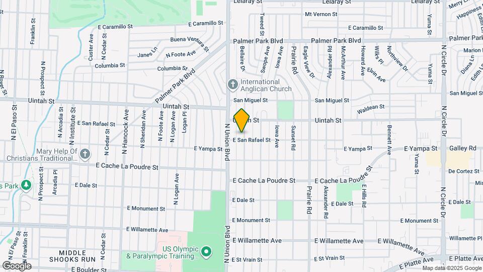 1824 E San Rafael St Mapa y Detalles de la Ubicación