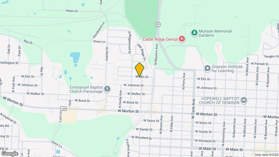 1602 W Elm St Map and Location Details