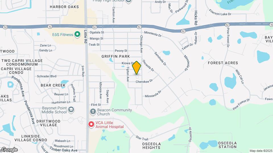 9424 Bourbon St Map and Location Details