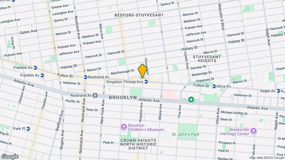 1499 Fulton St Map and Location Details