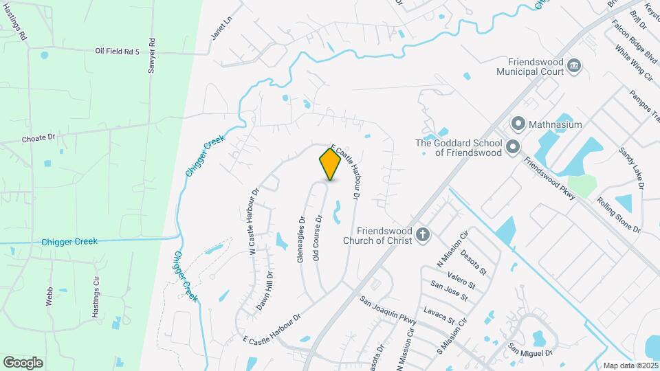 531 Old Course Dr Mapa y Detalles de la Ubicación