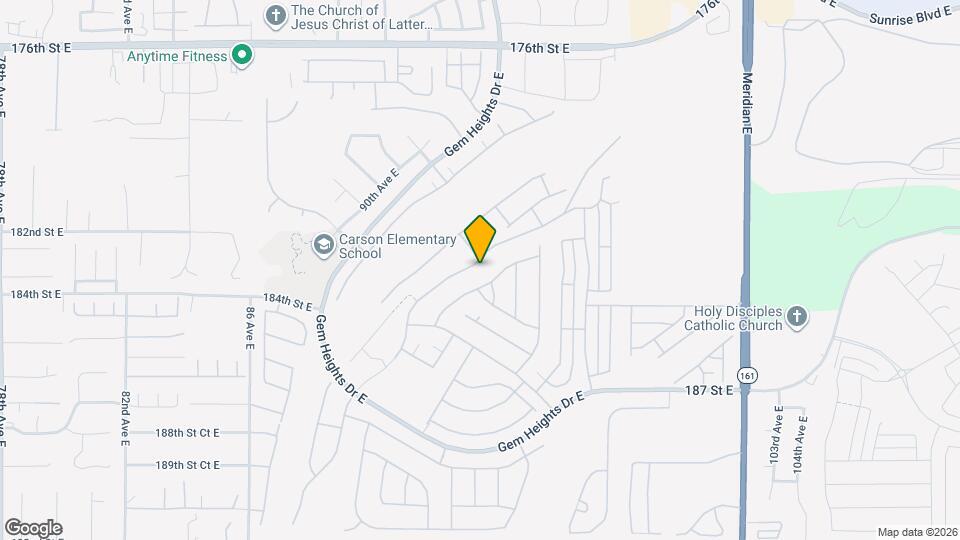 18007 Silver Creek Ave E Mapa y Detalles de la Ubicación
