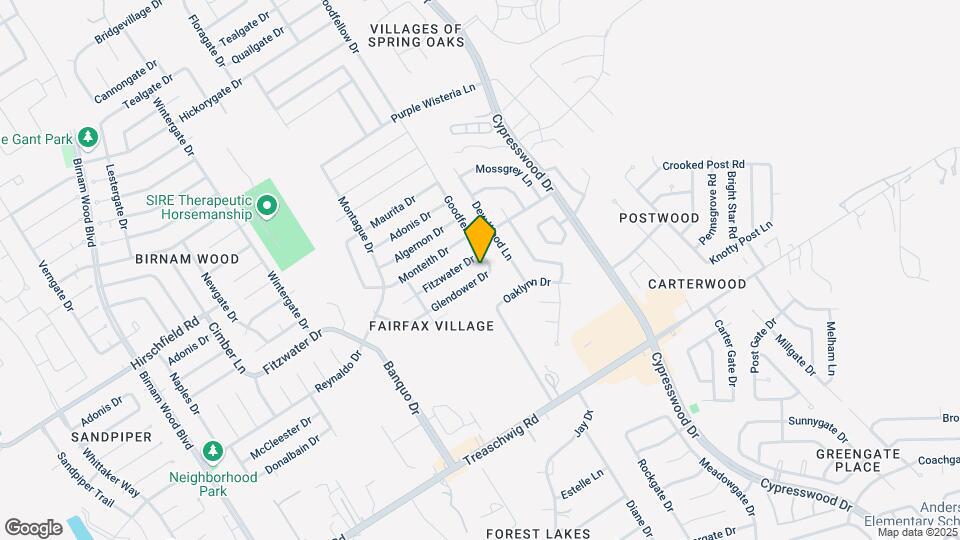 5027 Glendower Dr Map and Location Details