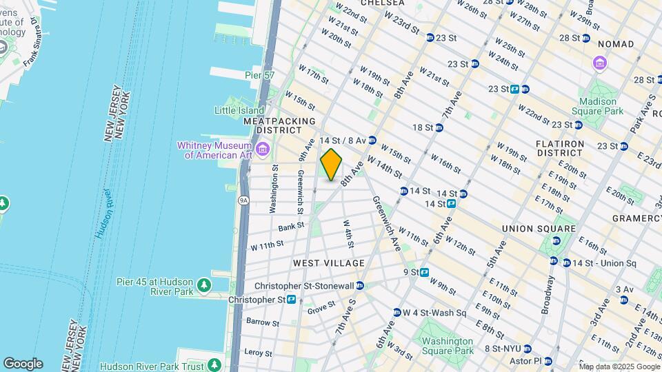 41 Jane St Mapa y Detalles de la Ubicación