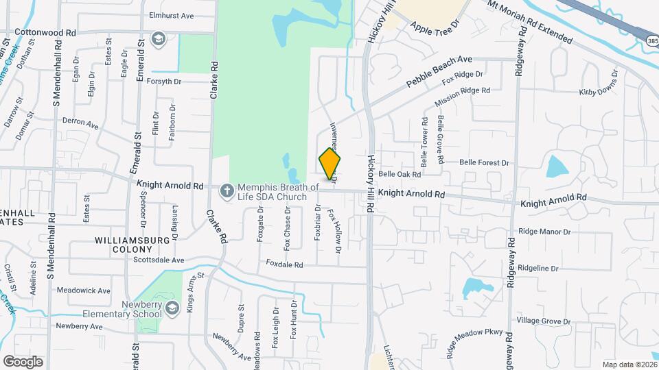 5840 Knight Arnold Rd Mapa y Detalles de la Ubicación