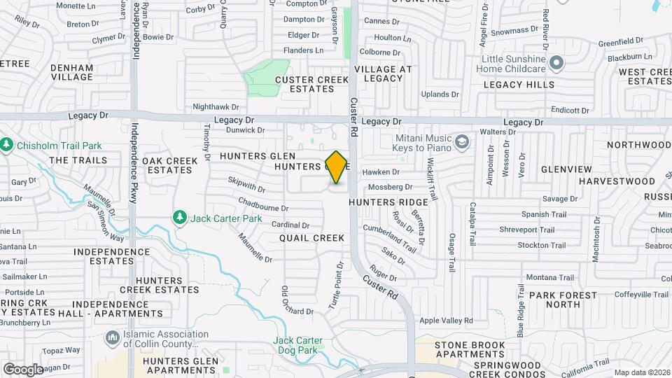 2113 Glenmont Dr Map and Location Details