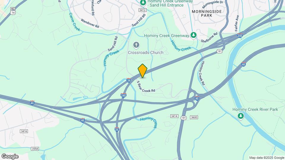 68 S Bear Creek Rd Map and Location Details