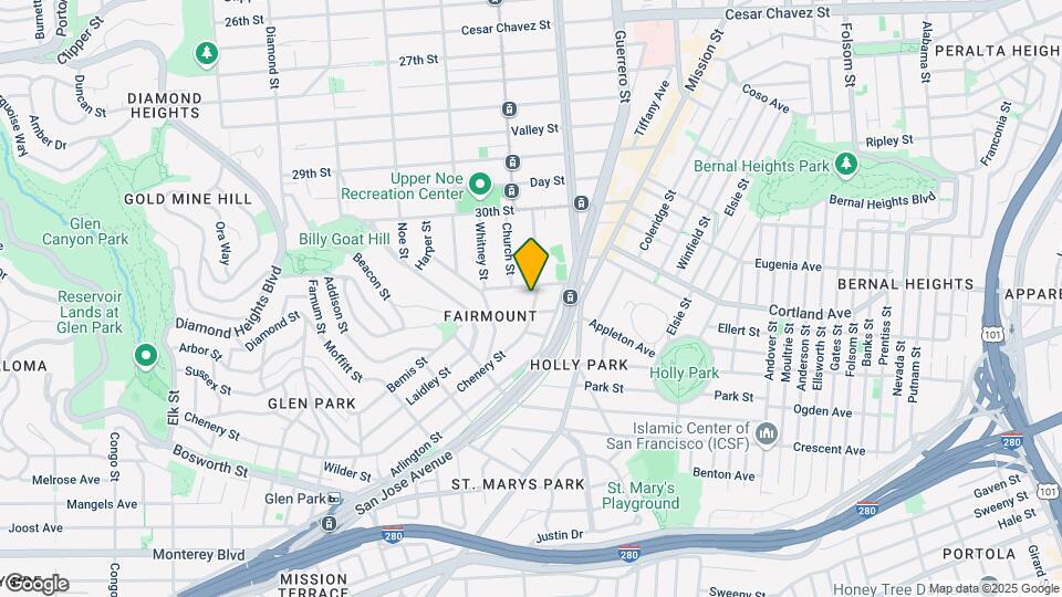 124 Chenery St Map and Location Details