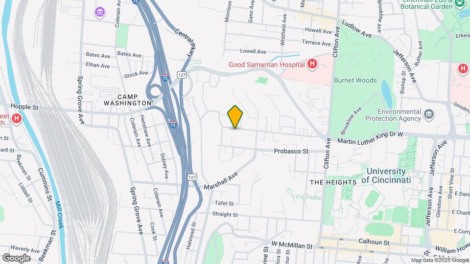 641 Riddle Rd Map and Location Details