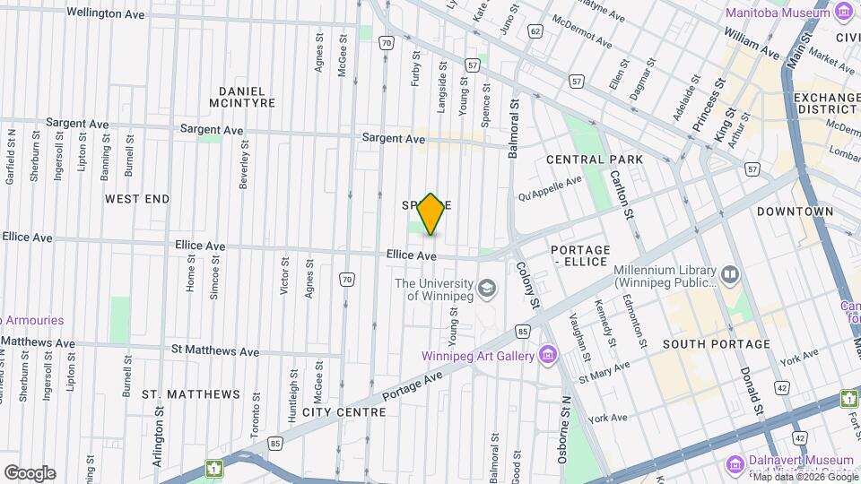 480 Langside St Map and Location Details