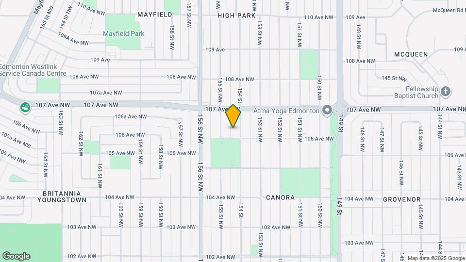 10612 154 St NW Map and Location Details