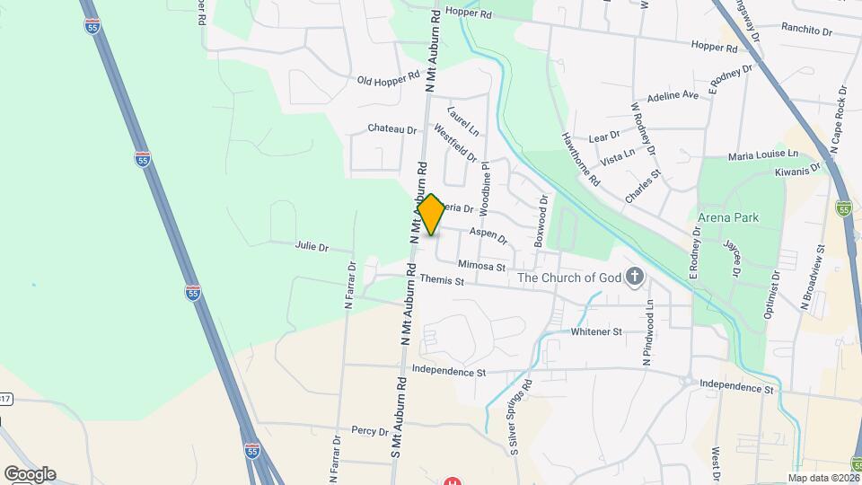 531 Columbine St Map and Location Details