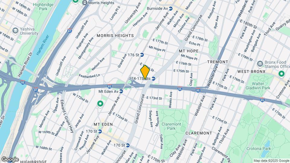1694 Walton Ave Mapa y Detalles de la Ubicación