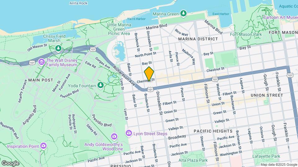2465 Chestnut St Mapa y Detalles de la Ubicación
