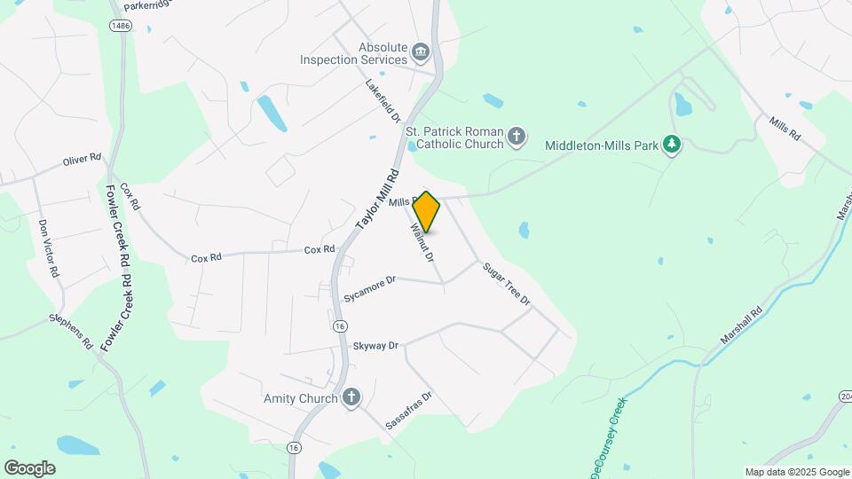 6416 Walnut Dr Mapa y Detalles de la Ubicación