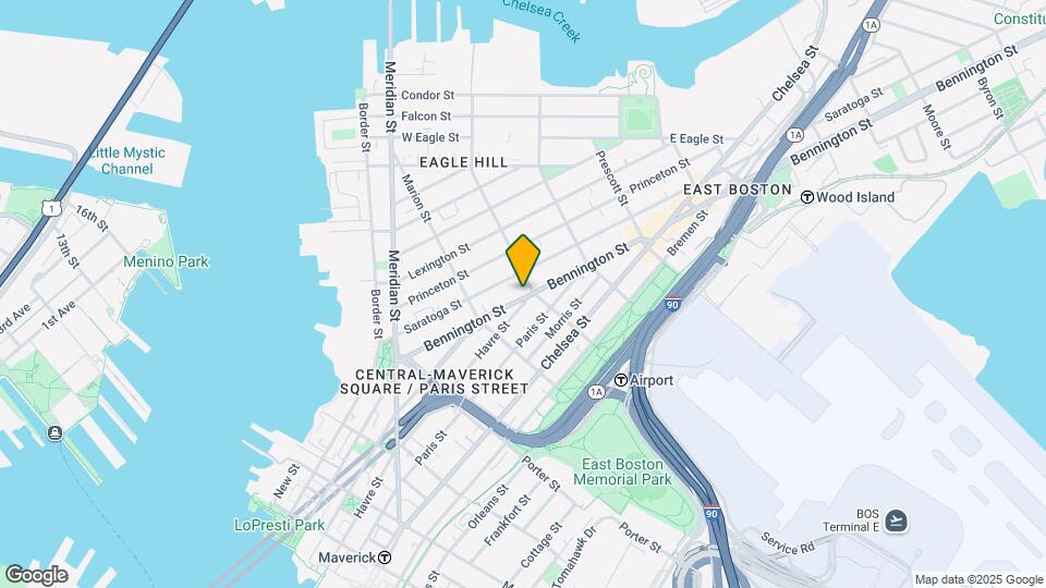 140 Bennington St, Unit 2 Map and Location Details