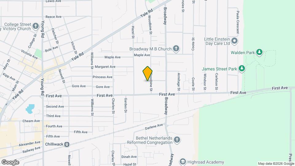 9237 Woodbine St Map and Location Details