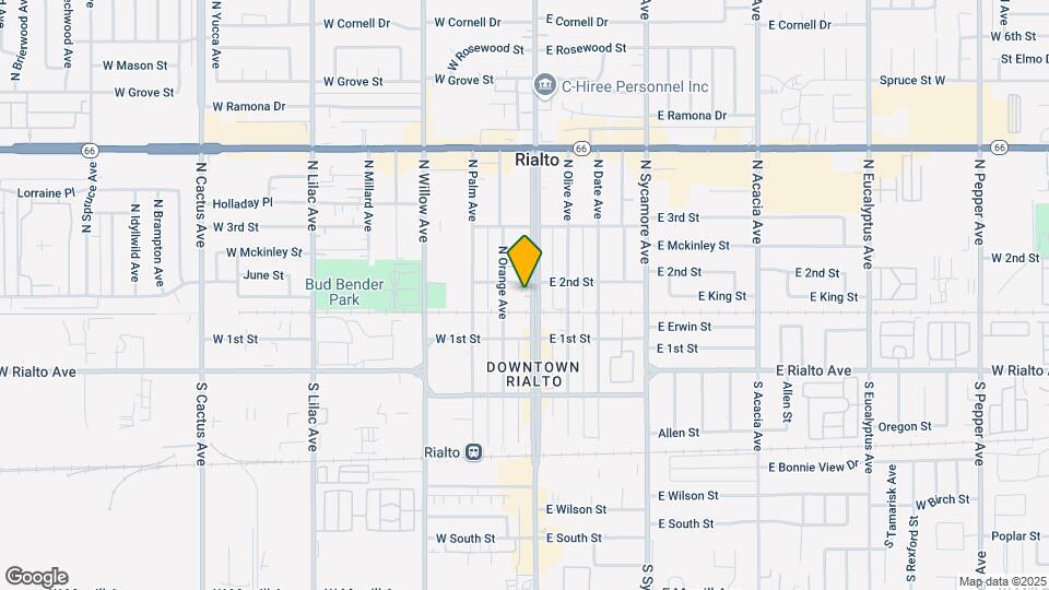 136 N Riverside Ave Map and Location Details