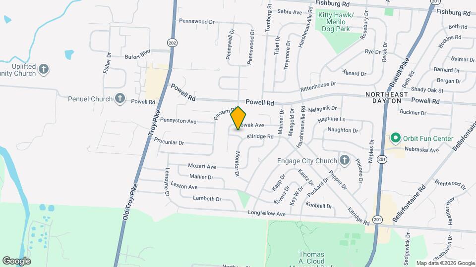 4595 Metlic Dr Map and Location Details