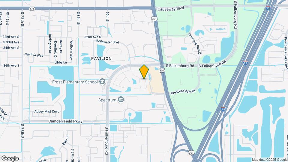 9339 Hidden Water Cir Map and Location Details