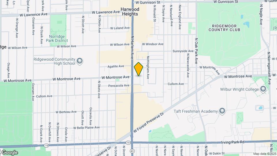 4330 N Neva Ave Map and Location Details